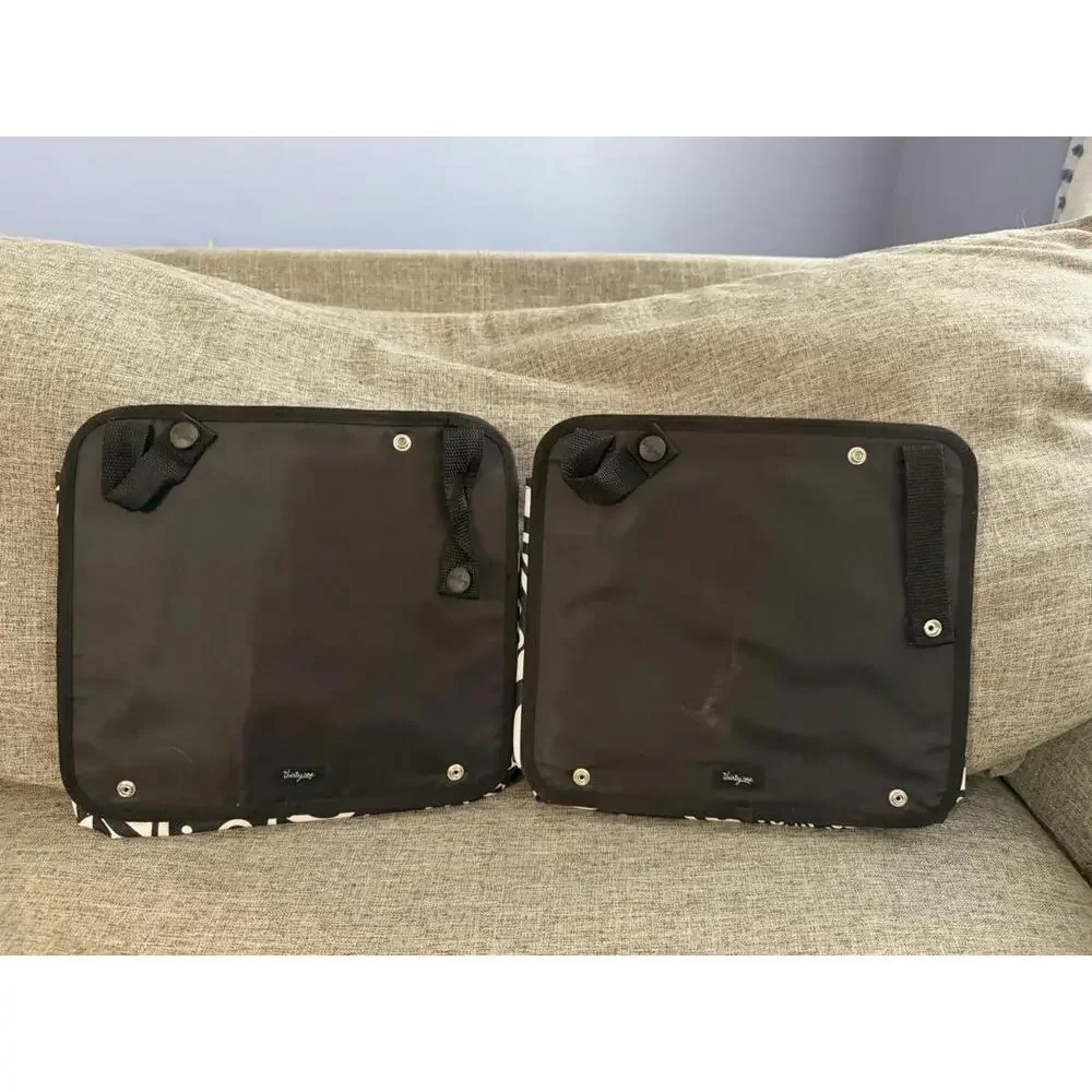 Thirty One Oh Snap Pocket Set Of 2 In Black Playful Parade